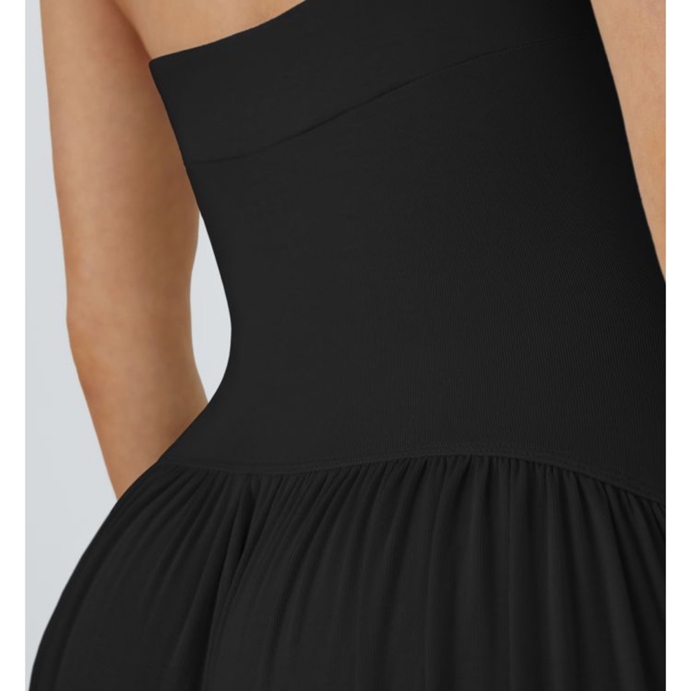 NWT Tube Top Style Side Pocket Jumpsuit HALARA SIZE S. Haram style. Stretchy! - Picture 5 of 9